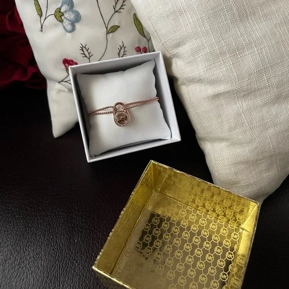 Michael Kors Jewelry New Michael Kors Rose Gold Chain Bracelet